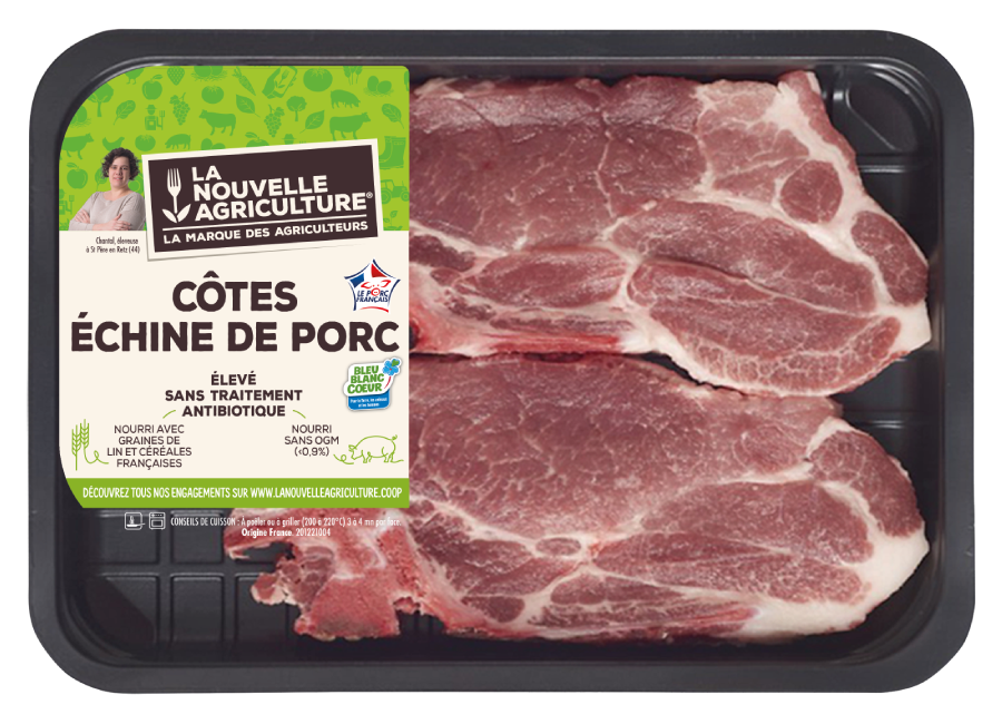LES CÔTES DE PORC ÉCHINE LA NOUVELLE AGRICULTURE®