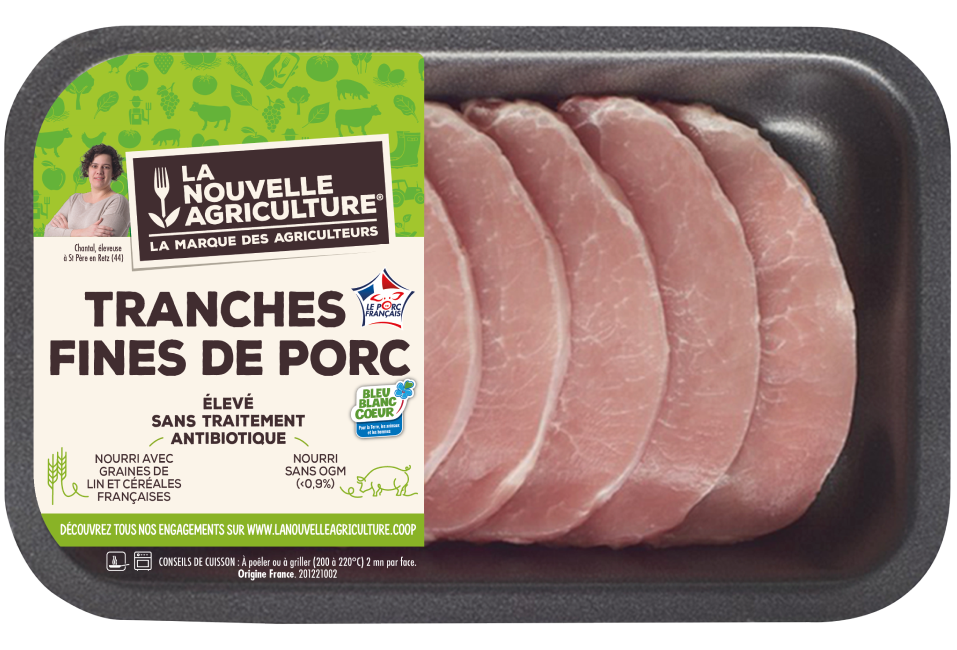 LES TRANCHES FINES DE PORC LA NOUVELLE AGRICULTURE®