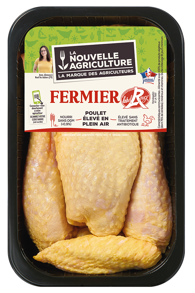 LA FRICASSEE DE POULET FERMIER LABEL ROUGE LA NOUVELLE AGRICULTURE®