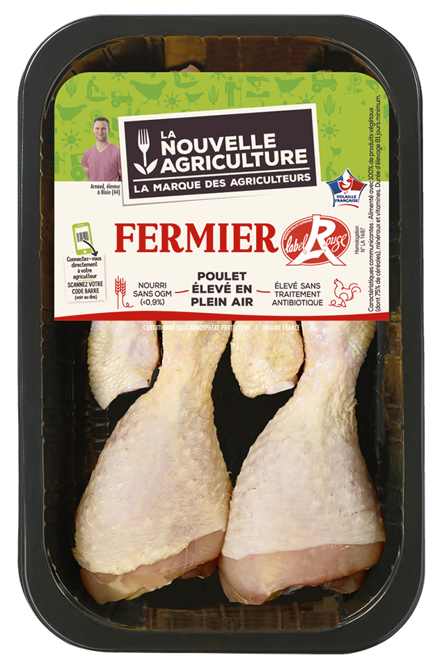 LES PILONS DE POULET LABEL ROUGE LA NOUVELLE AGRICULTURE®