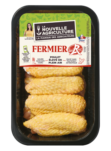 LES AILES DE POULET FERMIER LABEL ROUGE LA NOUVELLE AGRICULTURE®