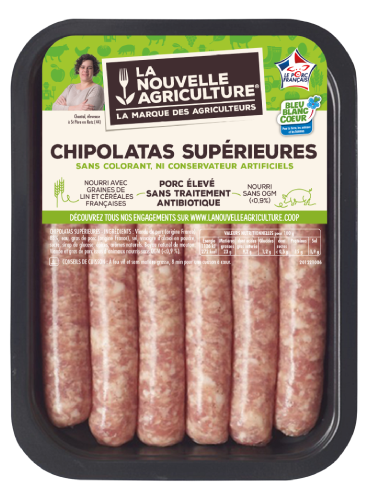 LES CHIPOLATAS NATURES LA NOUVELLE AGRICULTURE®