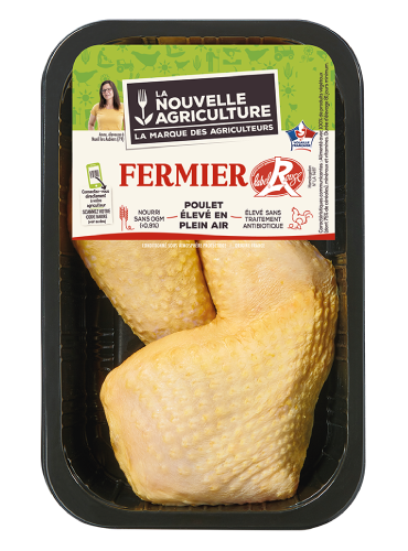 LES CUISSES DE POULET FERMIER LABEL ROUGE LA NOUVELLE AGRICULTURE®