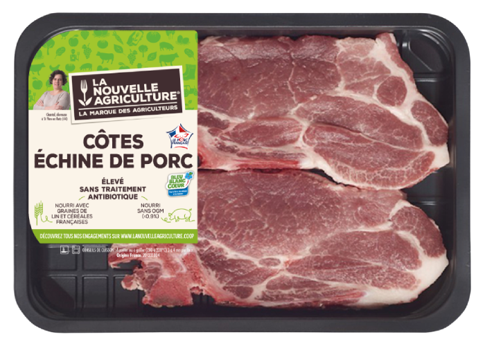 LES CÔTES DE PORC ÉCHINE LA NOUVELLE AGRICULTURE®