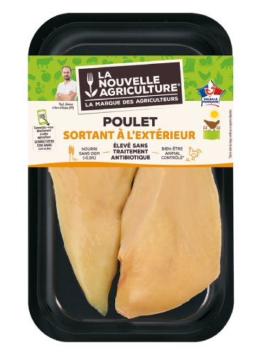 LES FILETS DE POULET SORTANT A L’EXTERIEUR LA NOUVELLE AGRICULTURE®