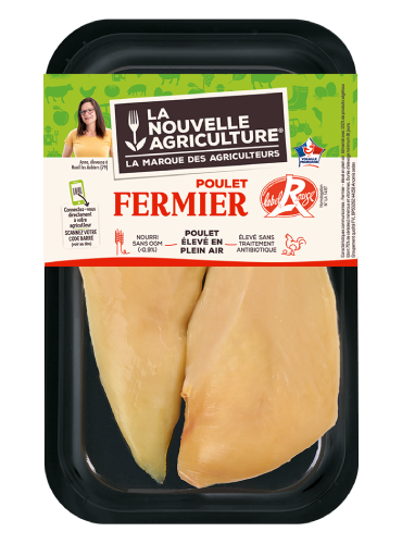 LES FILETS DE POULET FERMIER LABEL ROUGE LA NOUVELLE AGRICULTURE®