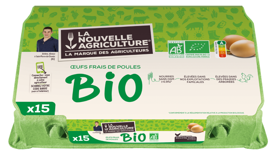 LES ŒUFS BIO LA NOUVELLE AGRICULTURE®