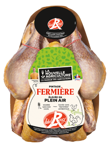 PINTADE FERMIÈRE LABEL ROUGE LA NOUVELLE AGRICULTURE®