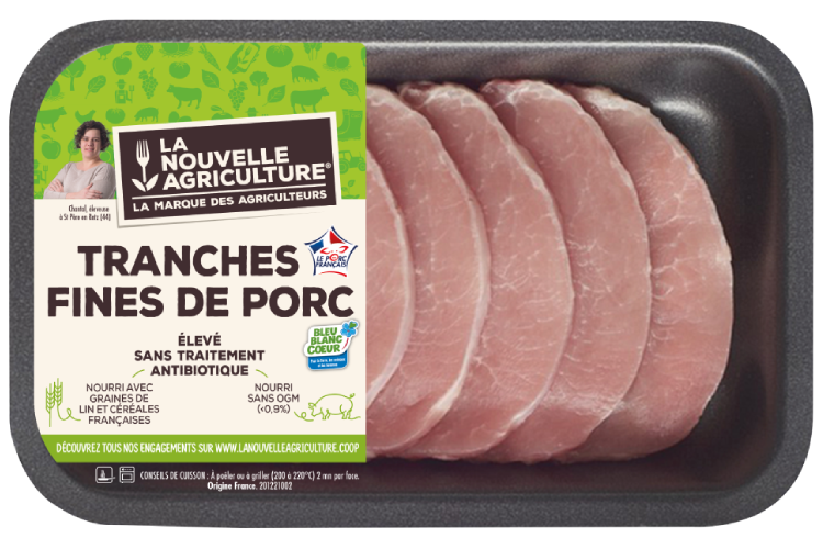 LES TRANCHES FINES DE PORC LA NOUVELLE AGRICULTURE®